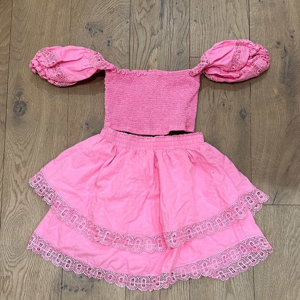 Peixoto Pink Kids Matching Set